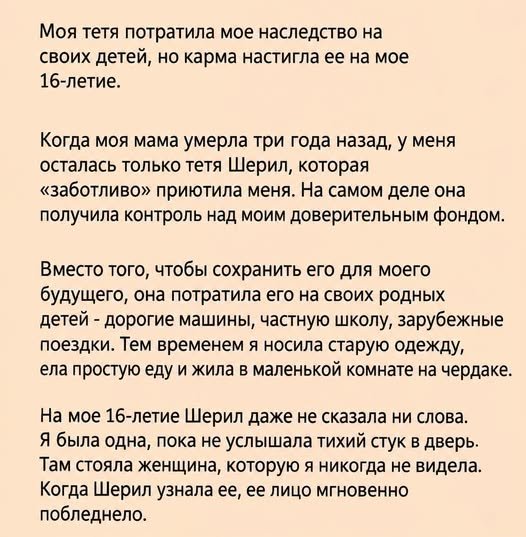 Я спустилась со своего чердака, держа в руках старый, застиранный