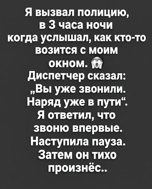 В трубке повисла тяжелая, глухая тишина. Я слышал только